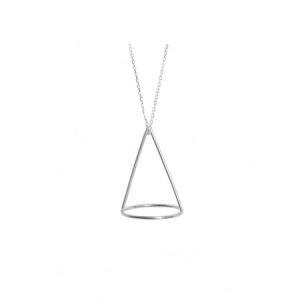 Silver Vertez Necklace.