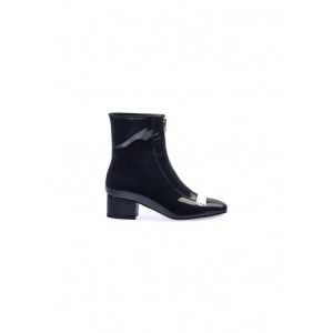 Navy & White Boots.