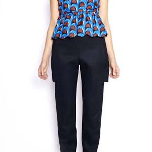 Print Scallop Top