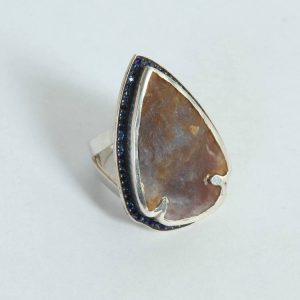 Arrowhead Ring Sapphire